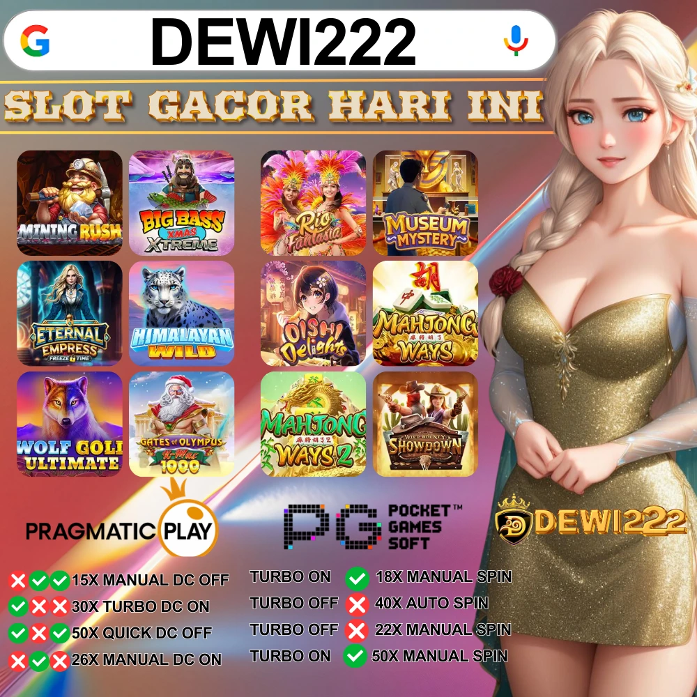 DEWI222 Situs Toto Slot Gacor Online Terbaru 2025 Resmi & Terpercaya